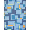 Kid Essentials Outside the Box 5'4" x 7'8" Area Rug in Color Cool Blue