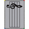 Kid Essentials Play Along 7'8" x 10'9" Area Rug in Color Gray