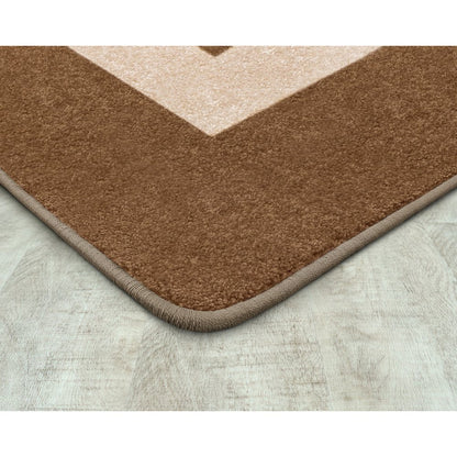 Kid Essentials Portrait 5'4" x 7'8" Area Rug in Color Mocha
