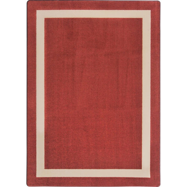 Kid Essentials Portrait 5'4" x 7'8" Area Rug in Color Wine