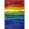Kid Essentials Rainbow Magic 7'8" x 10'9" Area Rug in Color Rainbow