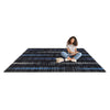 Kid Essentials Recoil 5'4" x 7'8" Area Rug in Color Sapphire