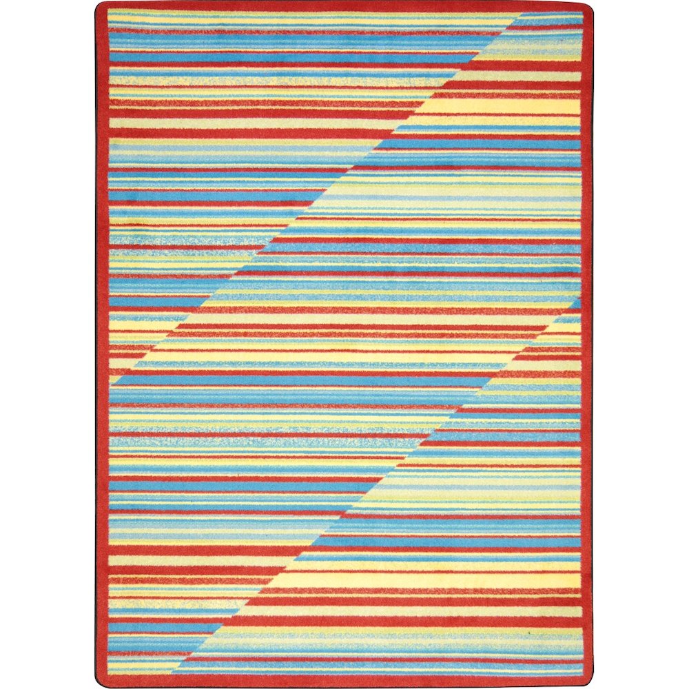 Kid Essentials Rhythm 5'4" x 7'8" Area Rug in Color Tropical