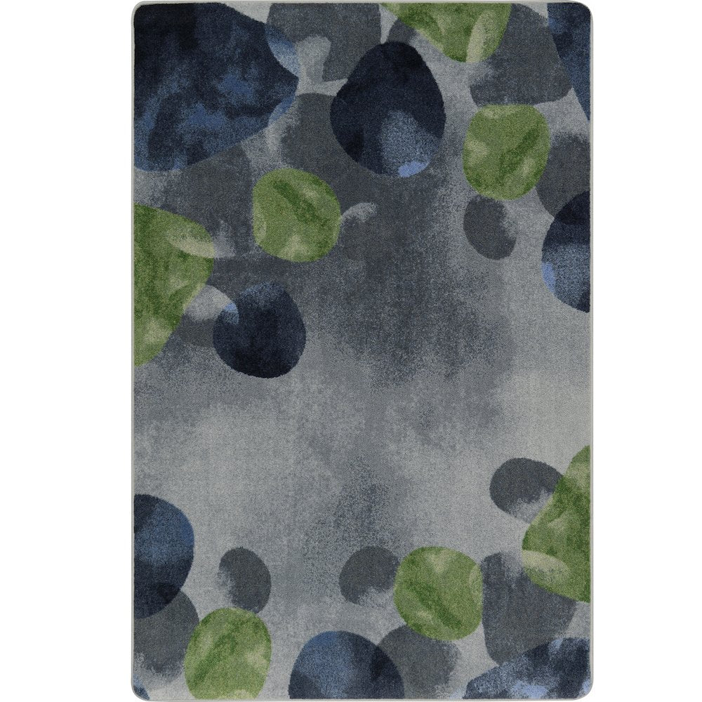 Kid Essentials Riverstone 7'8" x 10'9" Area Rug in Color Gray