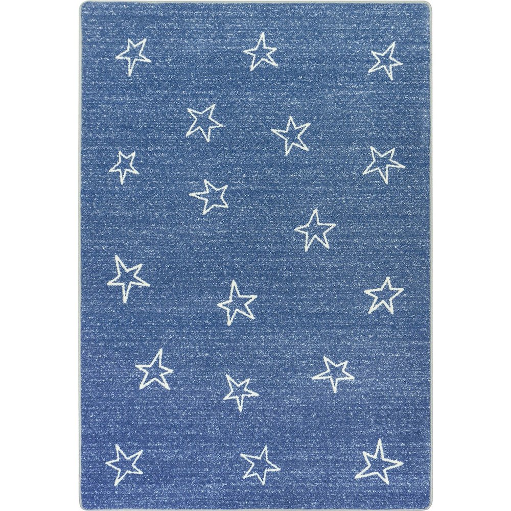 Claremont Kids Shine On 5'4" x 7'8" Area Rug in Color Blue Skies