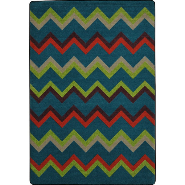 Kid Essentials Sonic 7'8" x 10'9" Area Rug in Color Tropics