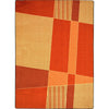 Kid Essentials Spazz 5'4" x 7'8" Area Rug in Color Orange