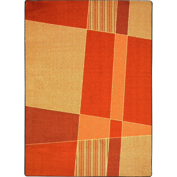 Kid Essentials Spazz 5'4" x 7'8" Area Rug in Color Orange