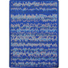 Kid Essentials Static Electricity 5'4" x 7'8" Area Rug in Color Blue