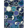 Kid Essentials Structured 7'8" x 10'9" Area Rug in Color Violet