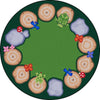 Kid Essentials Stumped 13'2" Round Area Rug in Color Multi