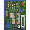 Kid Essentials Tiny Town 7'8" x 10'9" Area Rug in Color Multi