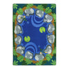 Kid Essentials Tranquil Pond 7'8" x 10'9" Area Rug in Color Multi