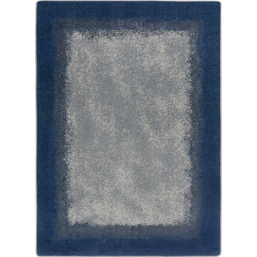 Kid Essentials Urban Edges 7'8" x 10'9" Area Rug in Color Marine