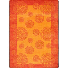Kid Essentials Whimzi 5'4" x 7'8" Area Rug in Color Orange