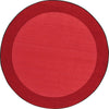 Kid Essentials All Around 13'2" Round Area Rug in Color Red