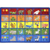 Kid Essentials Animal Phonics 10'9" x 13'2" Area Rug in Color Multi