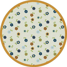 Kid Essentials Awesome Blossom 13'2" Round Area Rug in Color Bold