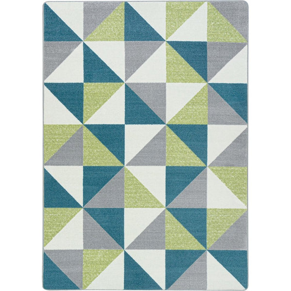 Claremont Kids Cartwheel 7'8" x 10'9" Area Rug in Color Calypso