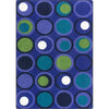 Kid Essentials Circle Back 10'9" x 13'2" Area Rug in Color Indigo