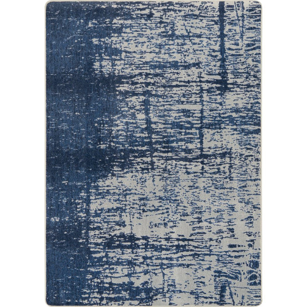 Kid Essentials Coastal Canvas 7'8" x 10'9" Area Rug in Color High Tide