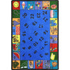 Kid Essentials Count On Me 10'9" x 13'2" Area Rug in Color Multi