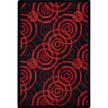 Kid Essentials Dottie 7'8" x 10'9" Area Rug in Color Ruby