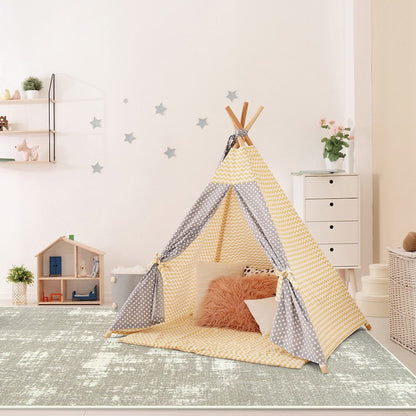 Claremont Kids Enchanted 7'8" x 10'9" Area Rug in Color Linen