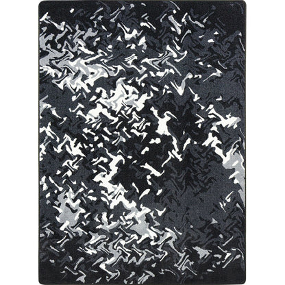 Kid Essentials Eruption 7'8" x 10'9" Area Rug in Color Arctic