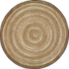 Kid Essentials Feeling Natural 13'2" Round Area Rug in Color Sand