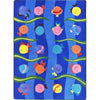 Kid Essentials Friendly Fish 10'9" x 13'2" Area Rug in Color Multi