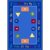 Kid Essentials Fun-damentals 10'9" x 13'2" Area Rug in Color Multi