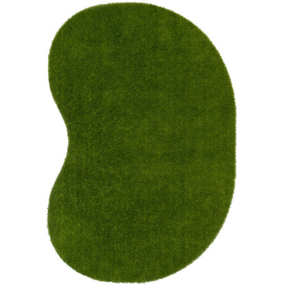Kid Essentials GreenSpace 9' x 12' Jellybean Area Rug in Color Green