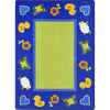 Kid Essentials Nature's First Signs 5'4" x 7'8" Area Rug in Color Multi