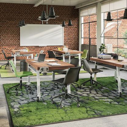 Kid Essentials Grown Up 10'9" x 13'2" Area Rug in Color Meadow