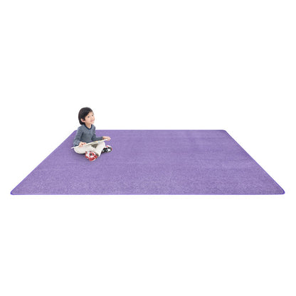 Kid Essentials Just Kidding 12' x 6' Area Rug in Color Very Violet