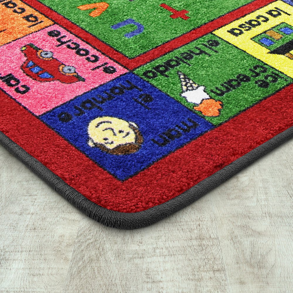 Kid Essentials LenguaLink (Spanish) 10'9" x 13'2" Area Rug in Color Multi