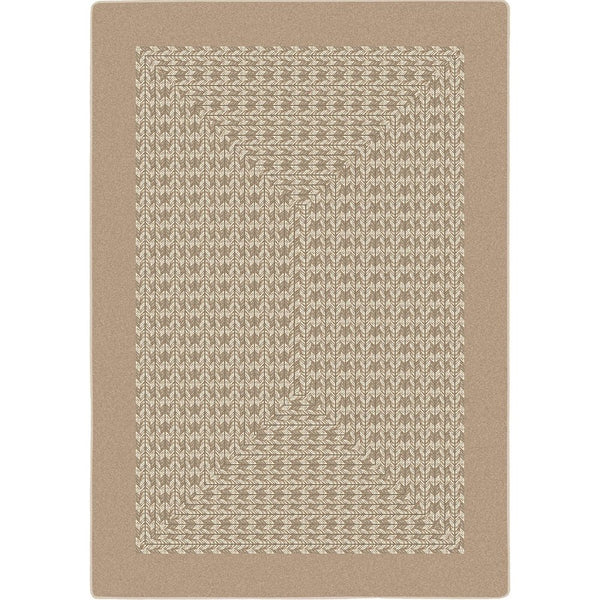 Kid Essentials Like Home 7'8" x 10'9" Area Rug in Color Beige