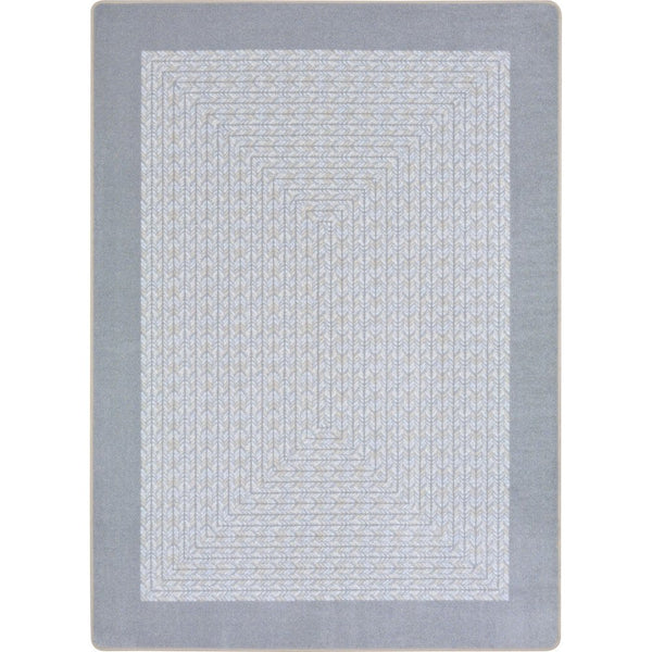 Kid Essentials Like Home 7'8" x 10'9" Area Rug in Color Silver