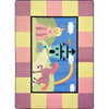 Kid Essentials Lil' Princess 7'8" x 10'9" Area Rug in Color Multi