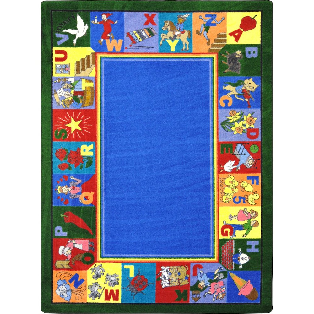 Kid Essentials My Favorite Rhymes 10'9" x 13'2" Area Rug in Color Multi