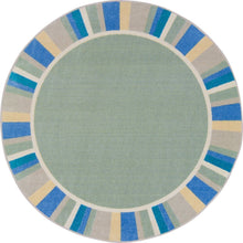 Kid Essentials Off the Cuff 13'2" Round Area Rug in Color Sage