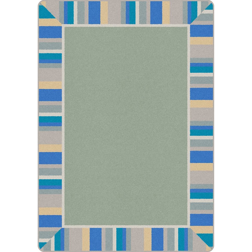 Kid Essentials Off the Cuff 7'8" x 10'9" Area Rug in Color Sage