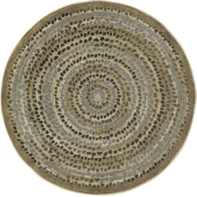 Kid Essentials Peaceful Pebbles 13'2" Round Area Rug in Color Stone