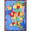 Kid Essentials Read Across America 10'9" x 13'2" Area Rug in Color Multi