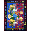 Kid Essentials Reading Rocks 10'9" x 13'2" Area Rug in Color Multi