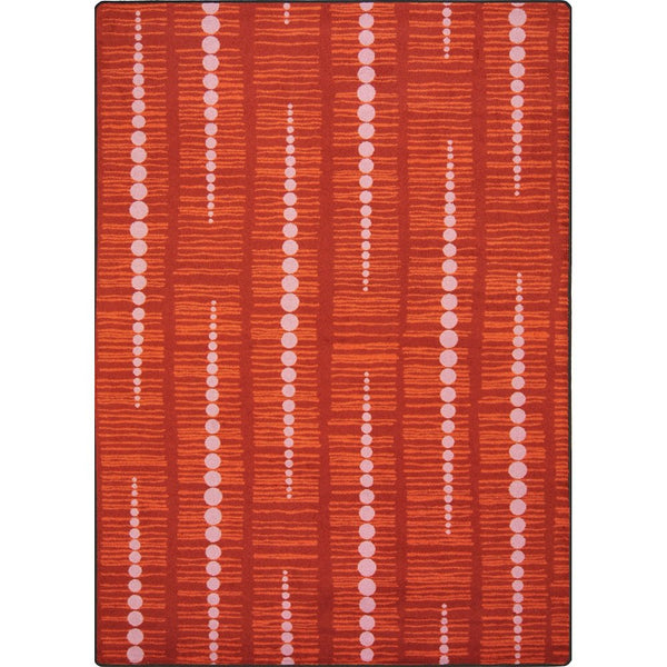 Kid Essentials Recoil 7'8" x 10'9" Area Rug in Color Red