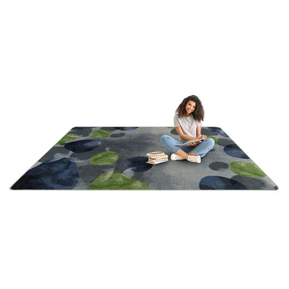 Kid Essentials Riverstone 10'9" x 13'2" Area Rug in Color Gray