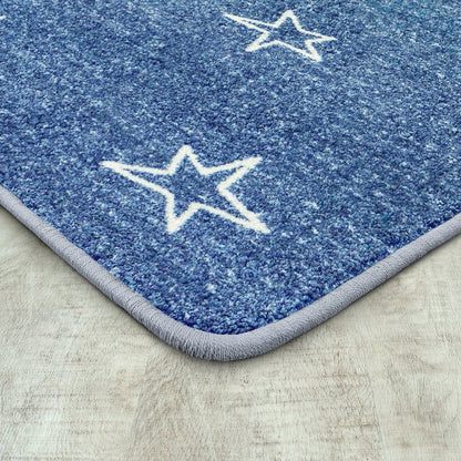Claremont Kids Shine On 7'8" x 10'9" Area Rug in Color Blue Skies