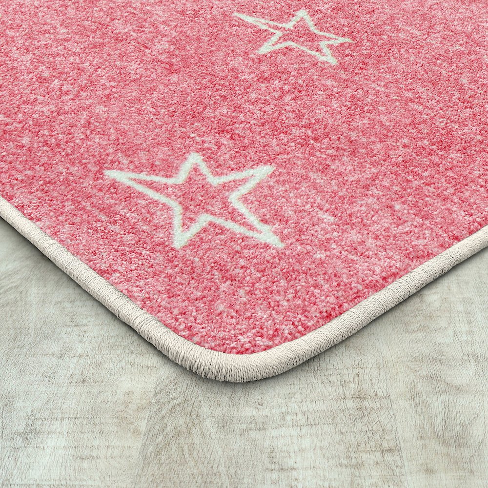Claremont Kids Shine On 7'8" x 10'9" Area Rug in Color Blush